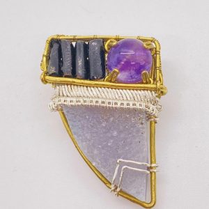 Natural Stone Amethsyt Pendant