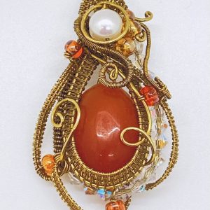 Golden Carnelian Pendant
