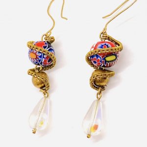 Venetian Murano Teardrop Earrings