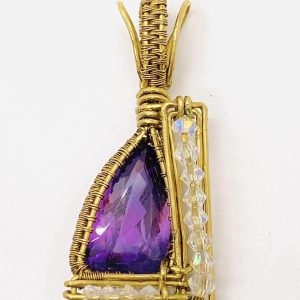 Amethyst Crown Pendant