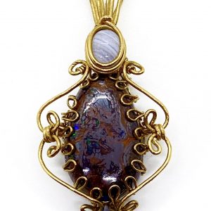 Boulder Opal Pendant